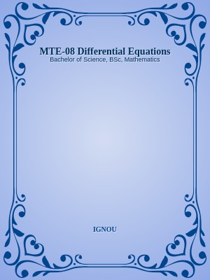 MTE-08 Differential Equations